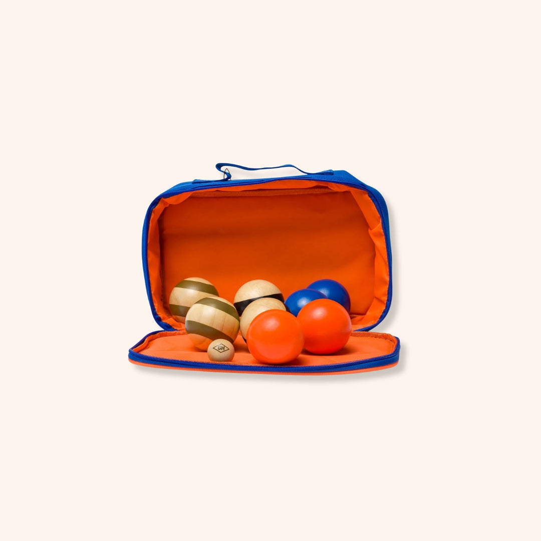 Bocce Ball Set with Travel Case
