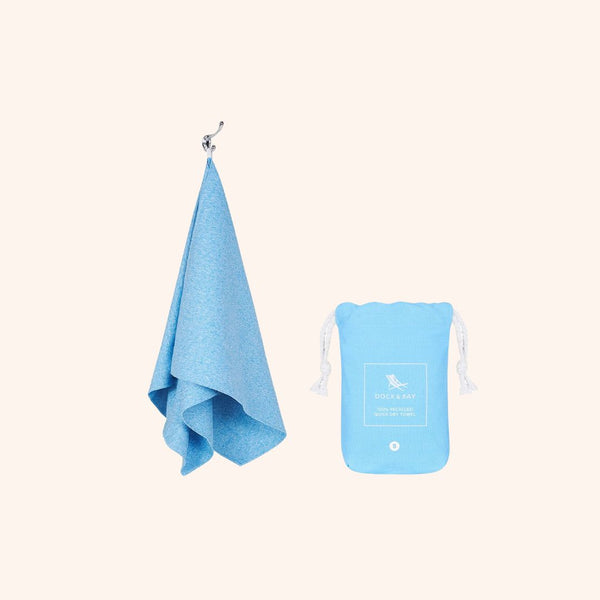 Quick-Dry Fitness Towel - Lagoon Blue