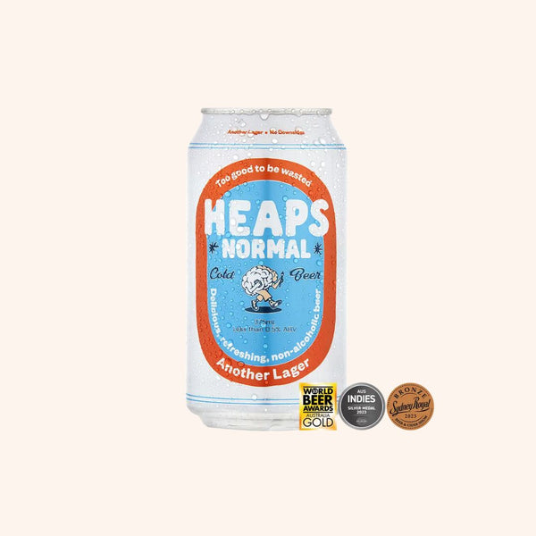Non-Alc Lager by Heaps Normal