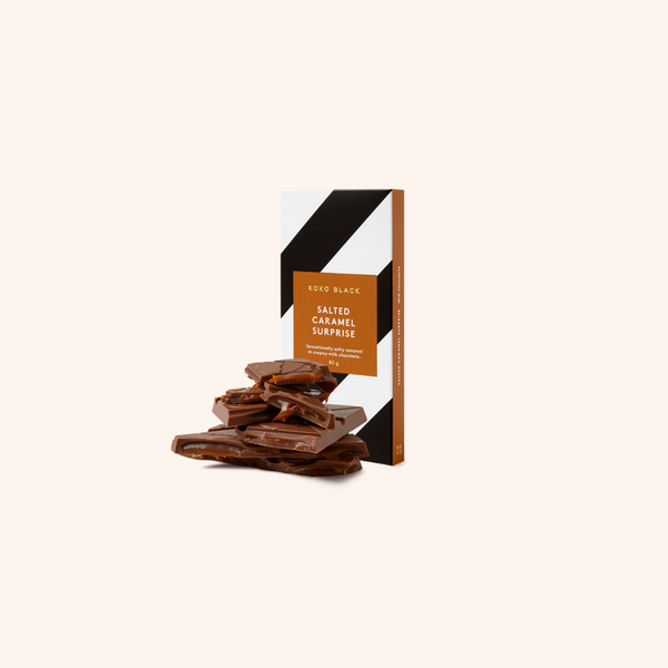 Koko Black - Salted Caramel Surprise | Milk Chocolate Block