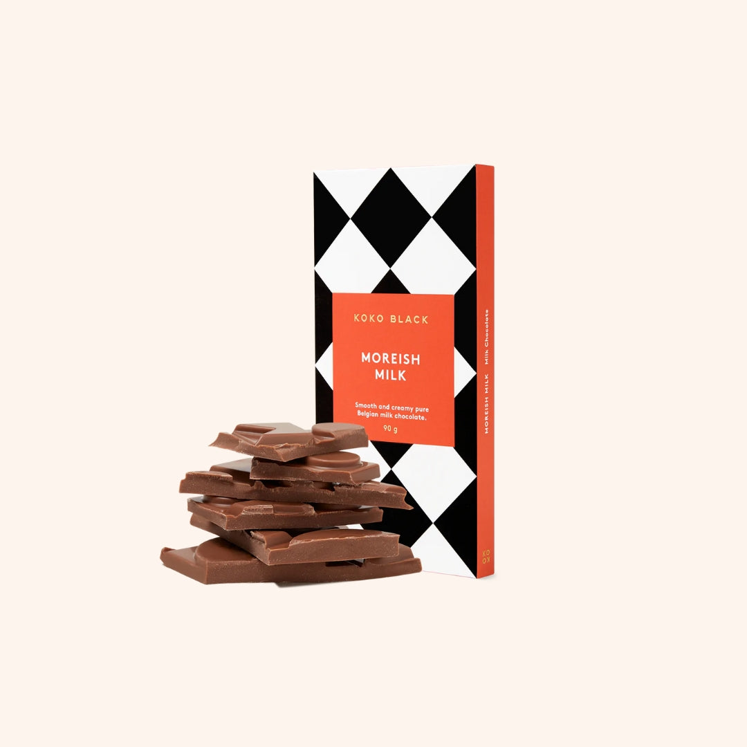 Koko Black - Moreish Milk | Milk Chocolate Block